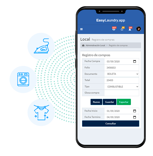 EasyLaundry.app | Beneficios para administración de Lavanderías, lavasecos y tintorerías